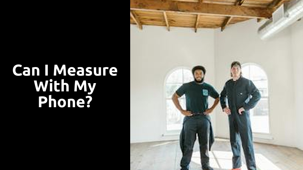 Can I measure with my phone?