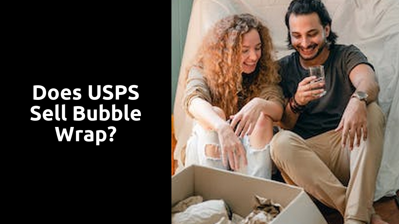 Does USPS sell bubble wrap?