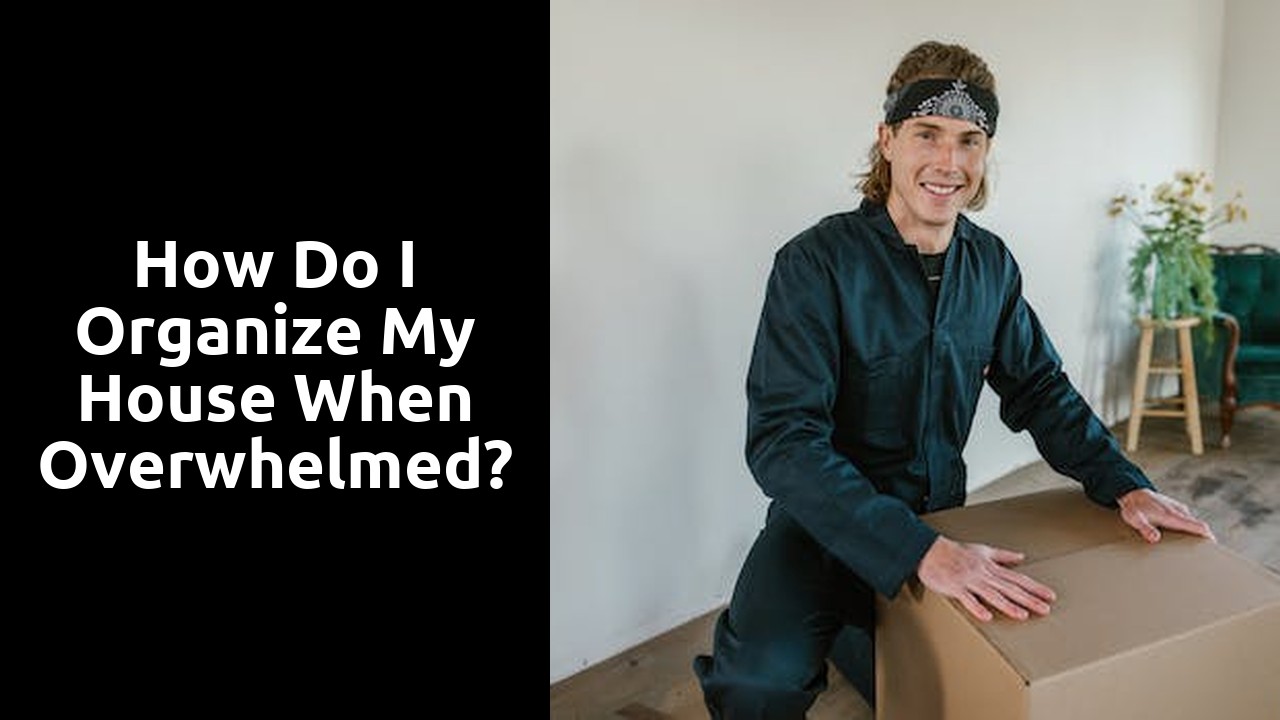 How do I organize my house when overwhelmed?