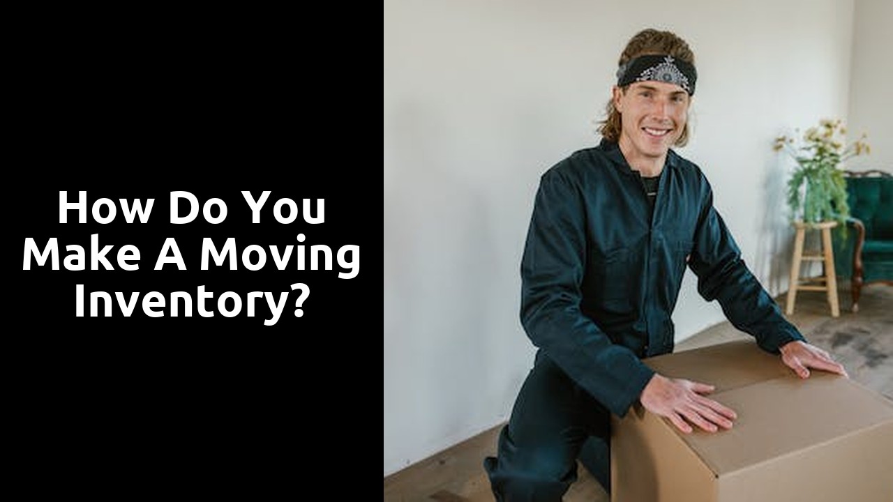 How do you make a moving inventory?