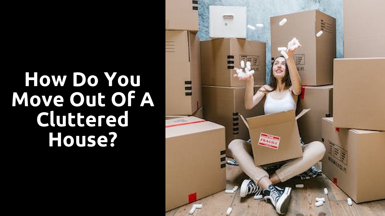 How do you move out of a cluttered house?
