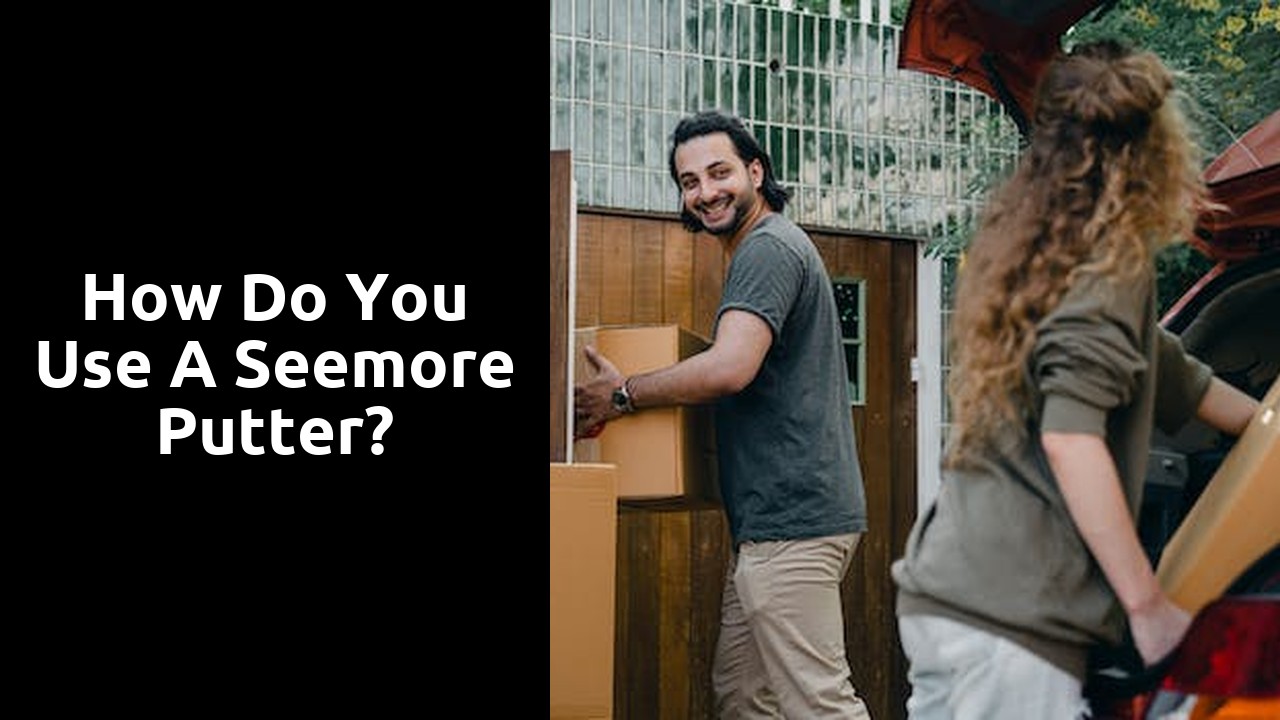 How do you use a Seemore putter?