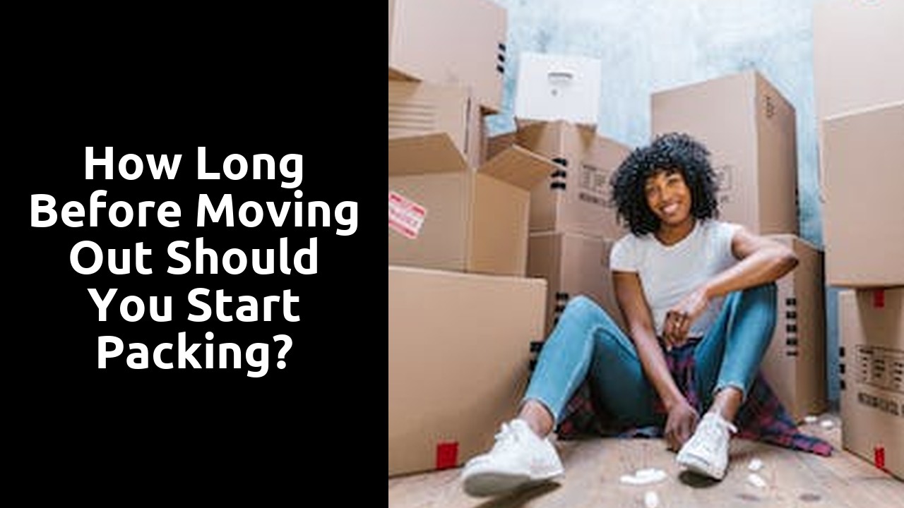 How long before moving out should you start packing?