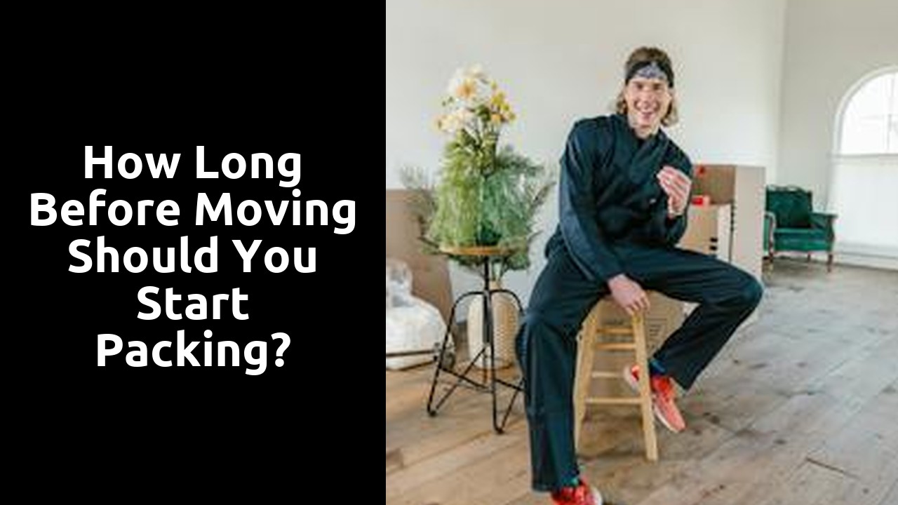 How long before moving should you start packing?