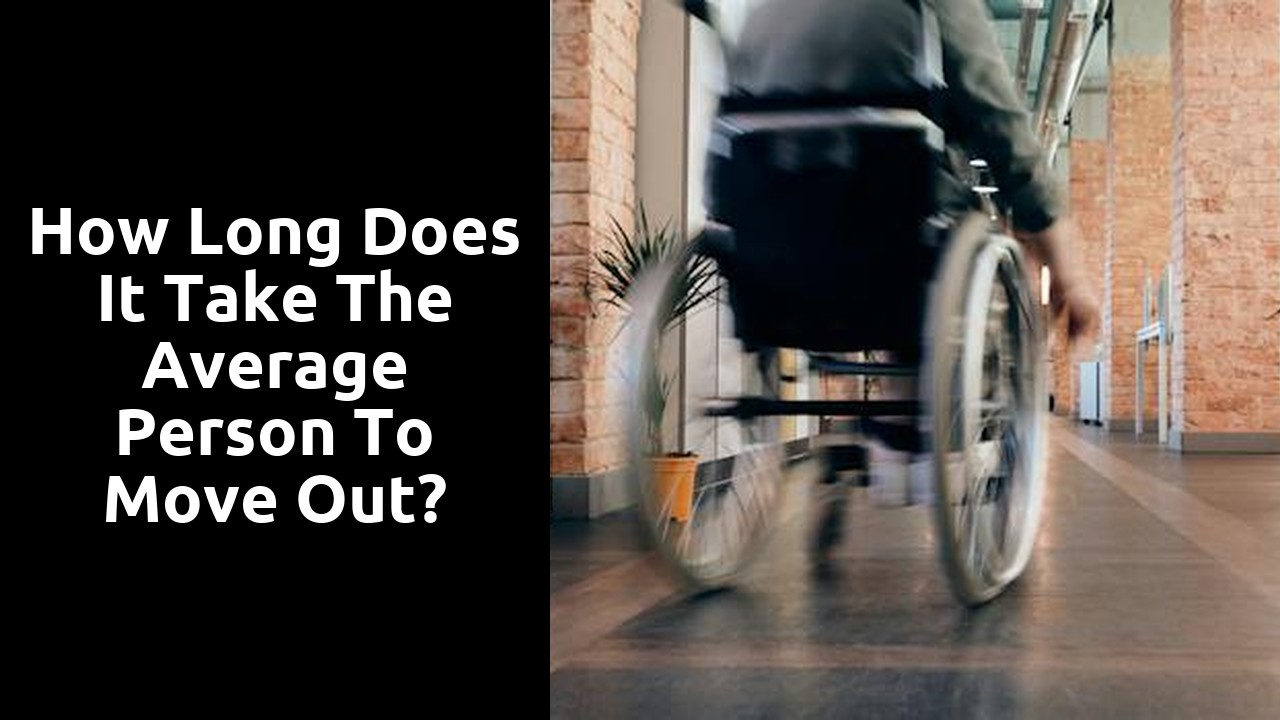 How long does it take the average person to move out?