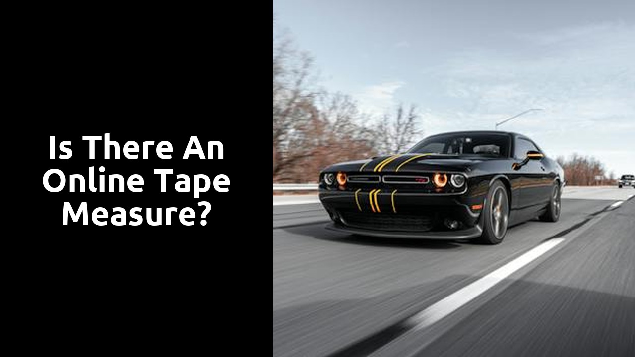 Is there an online tape measure?