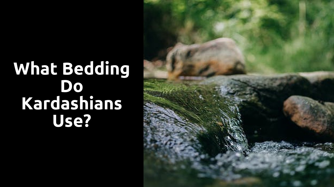 What bedding do Kardashians use?