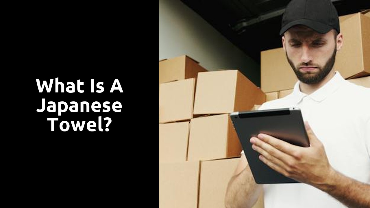 What is a Japanese towel?