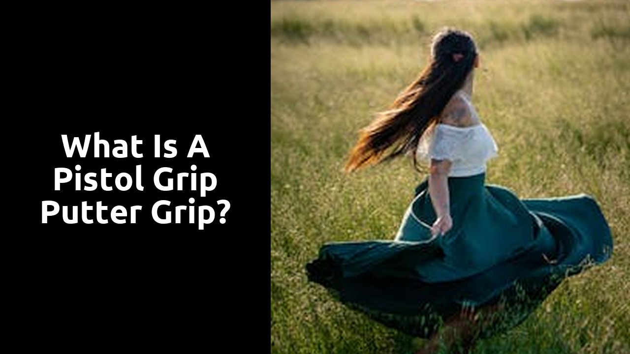 What is a pistol grip putter grip?