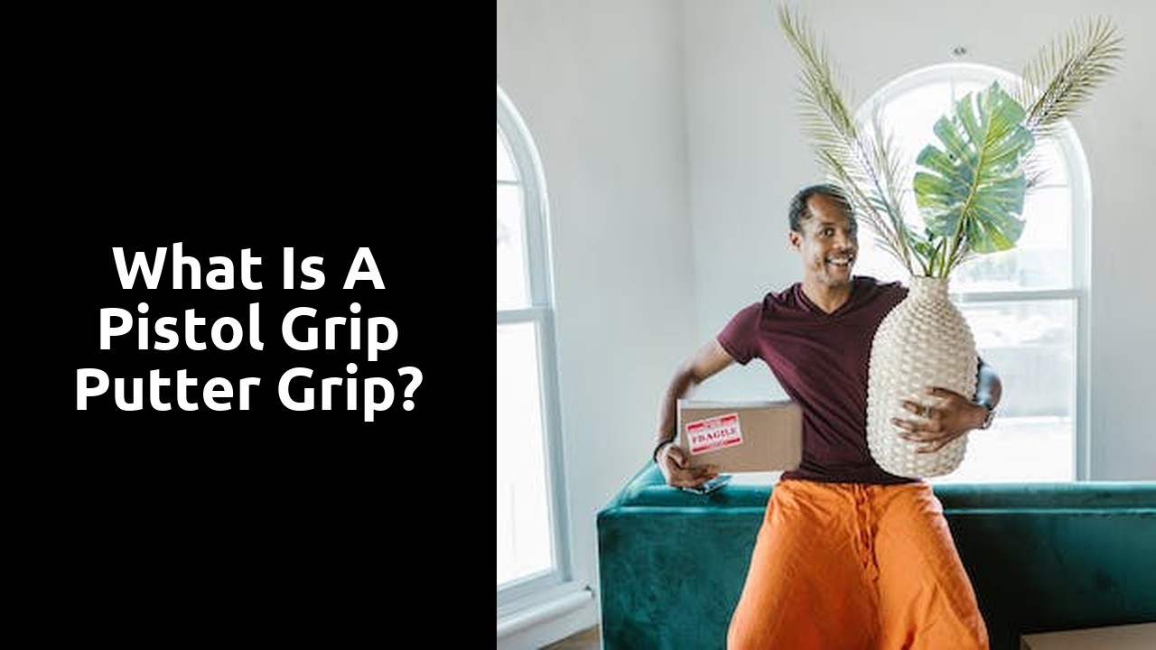 What is a pistol grip putter grip?