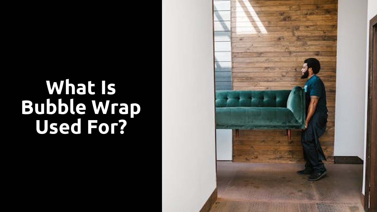What is bubble wrap used for?