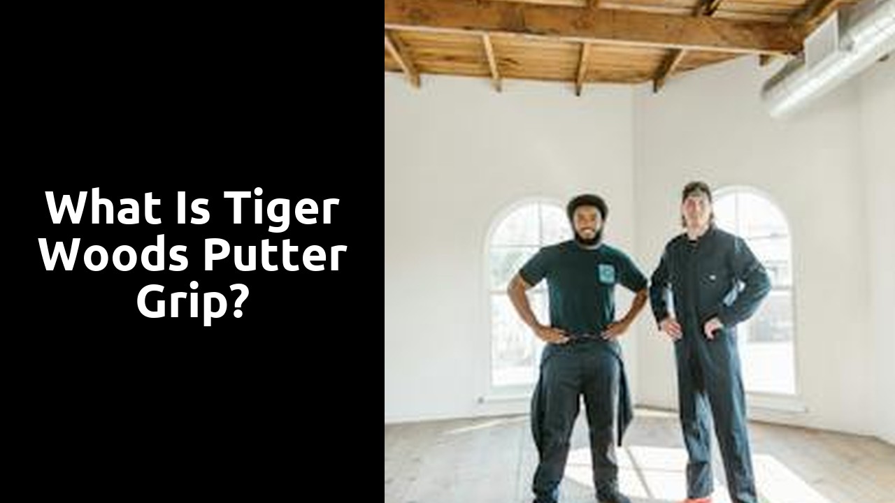 What is Tiger Woods putter grip?