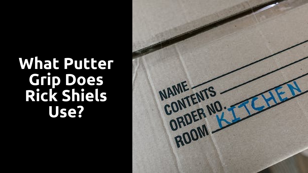 What putter grip does Rick Shiels use?