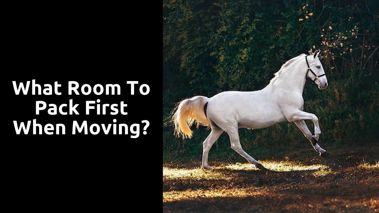 What room to pack first when moving?