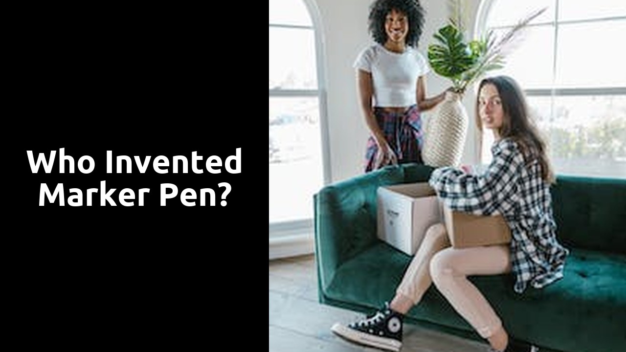 Who invented marker pen?