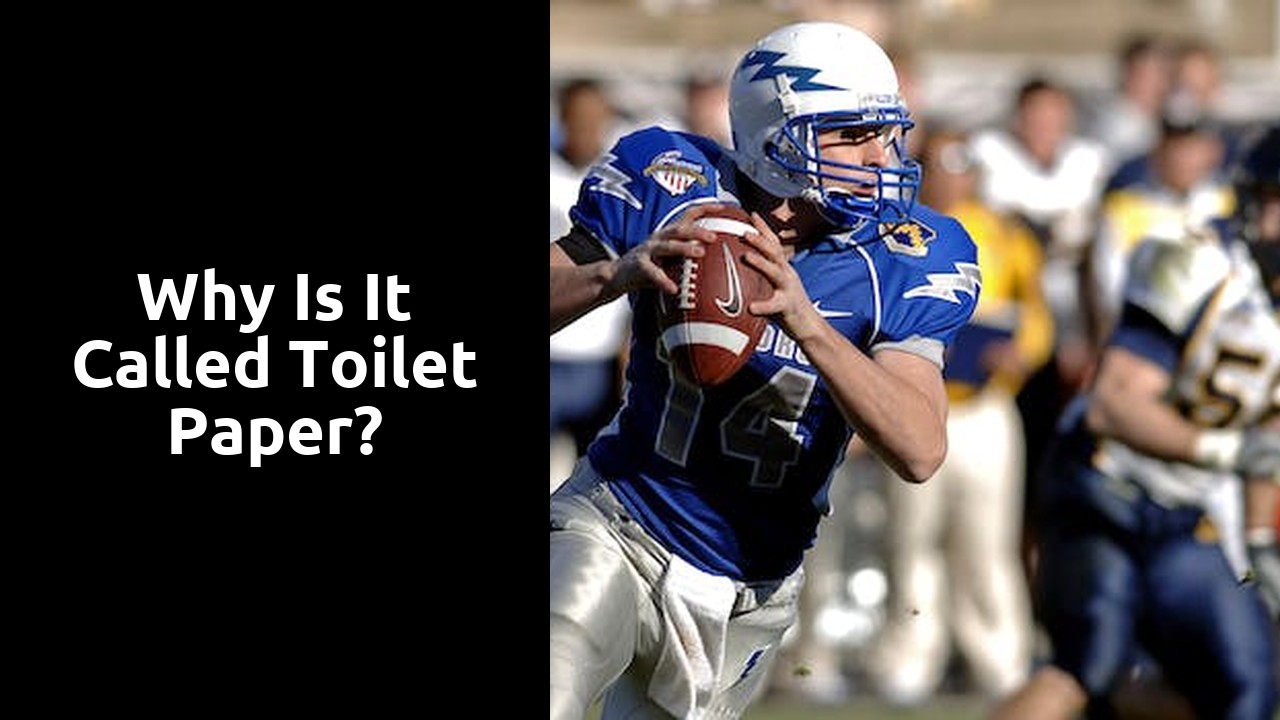 Why is it called toilet paper?