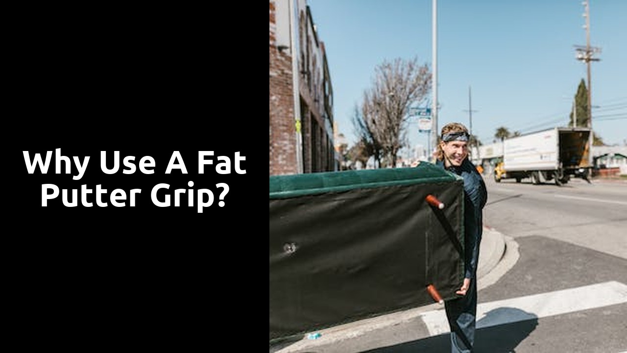 Why use a fat putter grip?